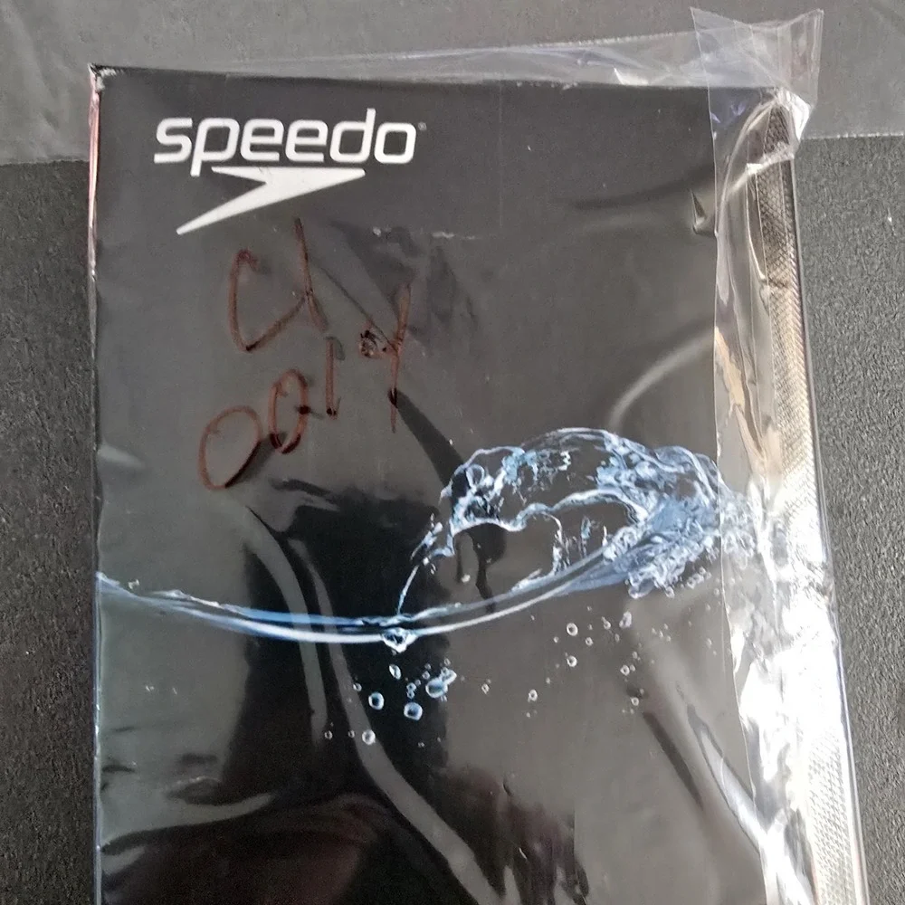 Speedo Men's Peacoat Blue Solid Jammer Swimsuit Size 30